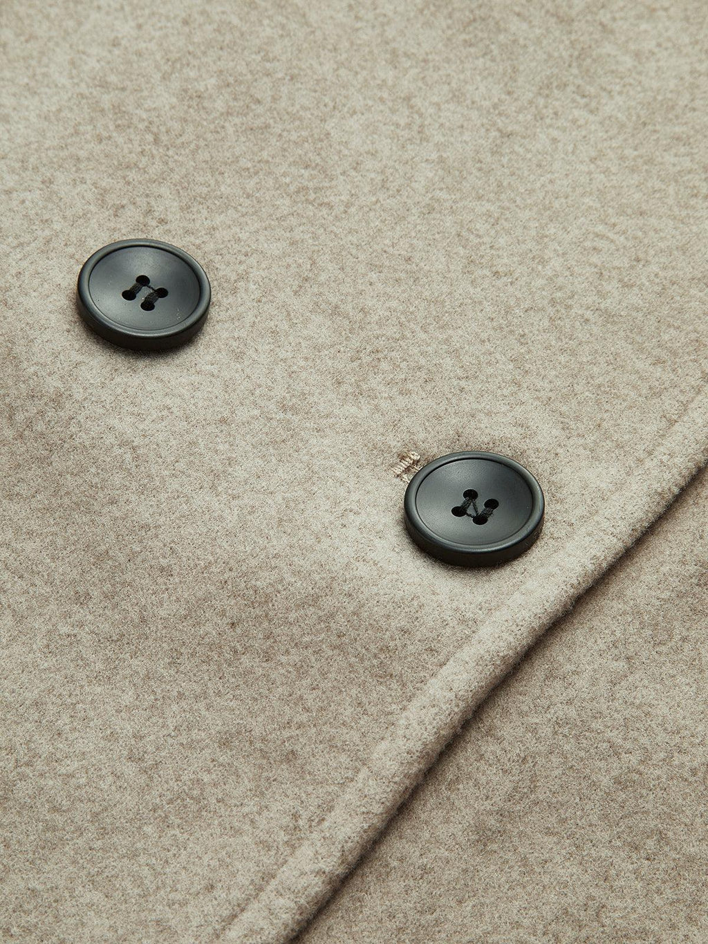 Women's Oversized Button-Down Jacket Cotton-Blend Long Sleeve Loose Fit