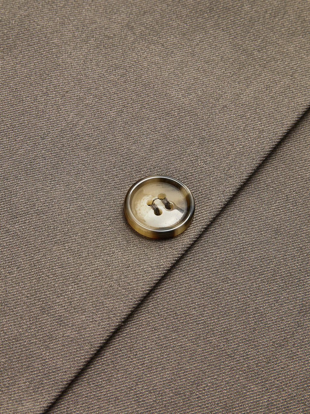 Dark Brown Retro Button Blazer with Belted Waist