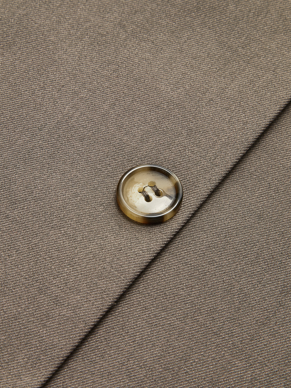 Dark Brown Retro Button Blazer with Belted Waist