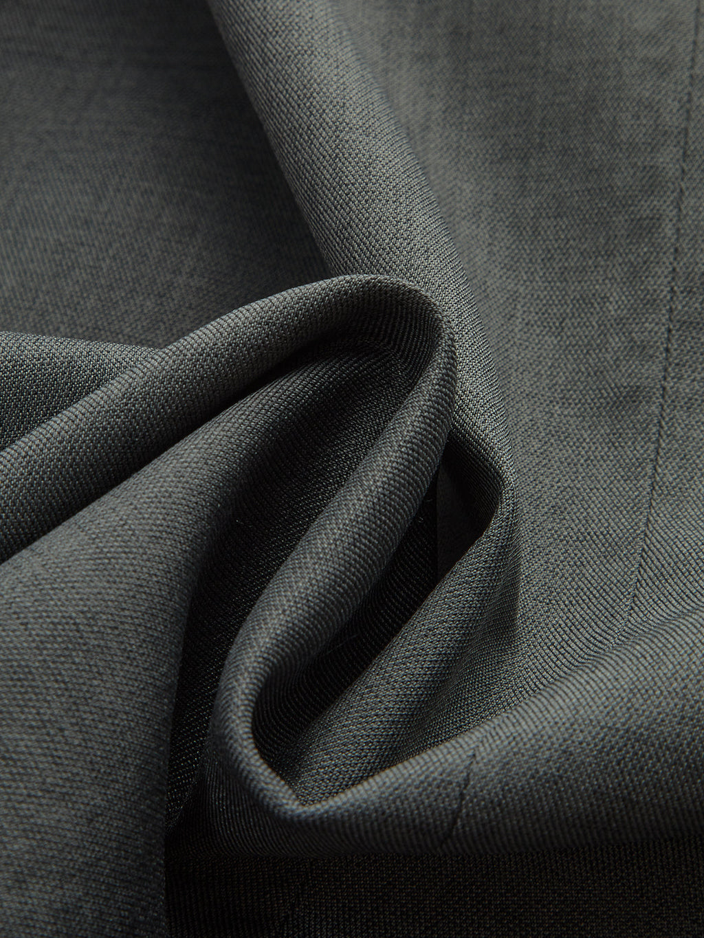 Women's Gray Puff Sleeve Belted Woven Blazer with Tie