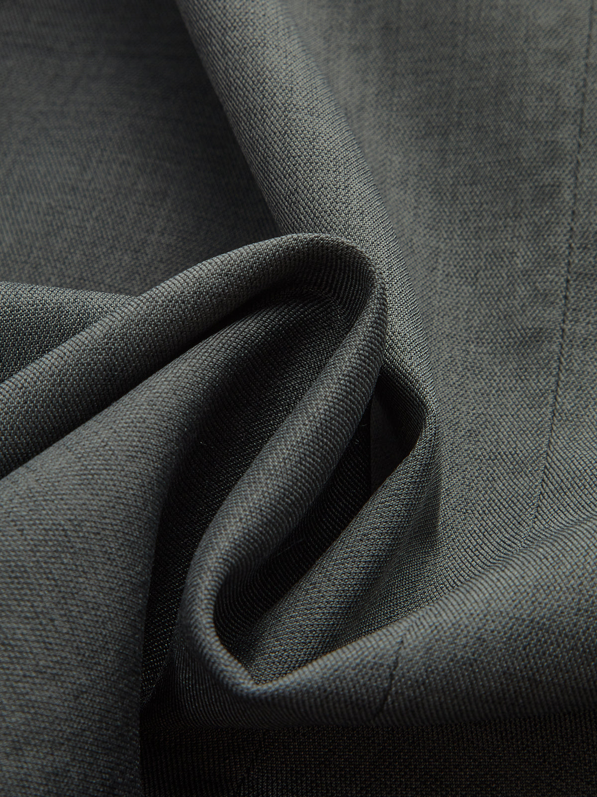 Women's Gray Puff Sleeve Belted Woven Blazer with Tie